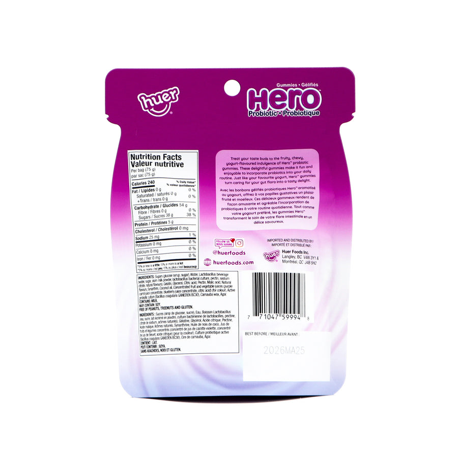 HERO PROBIOTIQUE - YOGOURT AUX BLEUETS