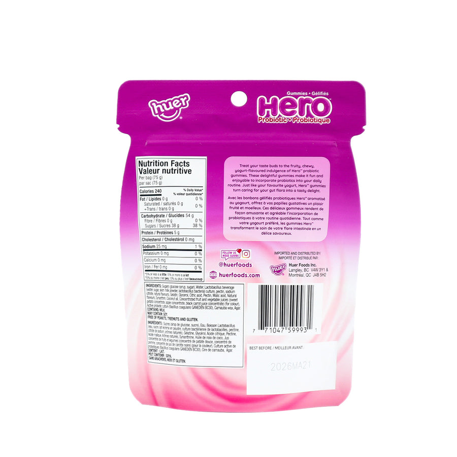 HERO PROBIOTIQUE - YOGOURT AUX FRAISES