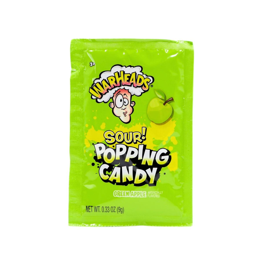 WARHEADS SOUR POPPING CANDY - POMME VERTE ( PACK DE 2 )