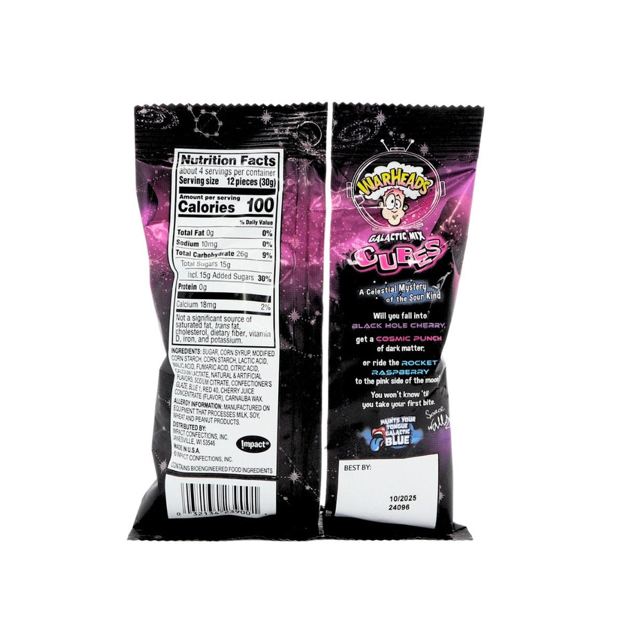 WARHEADS CUBES - MÉLANGE GALACTIQUE