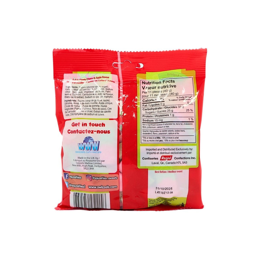 SQUASHIES CERISE ET POMME